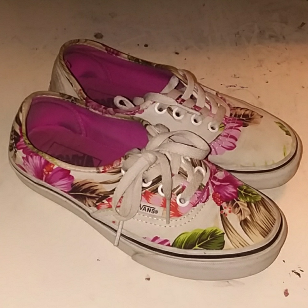Floral Vans